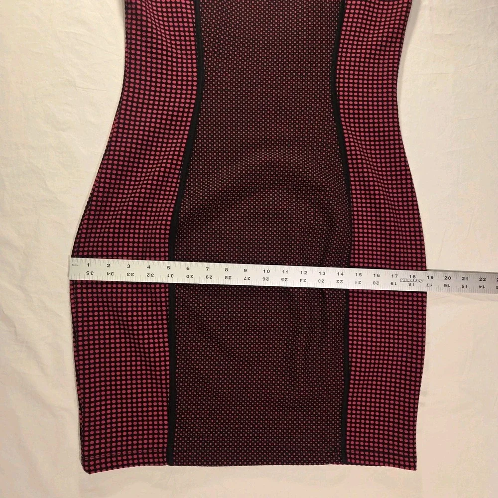 Bailey 44 Diva Doll Contrast Knit Sleeveless Sheath Dress Office, Women's Size S